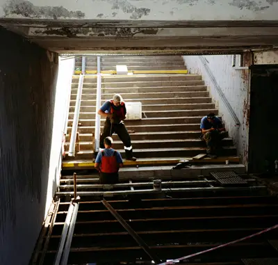 Reparación de escaleras y espacios comunes en edificios de CABA - Solener